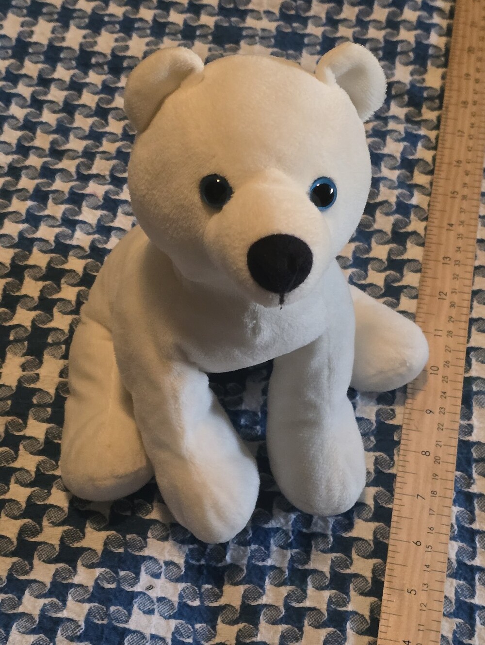 Vintage Fiesta Polar Bear Plush